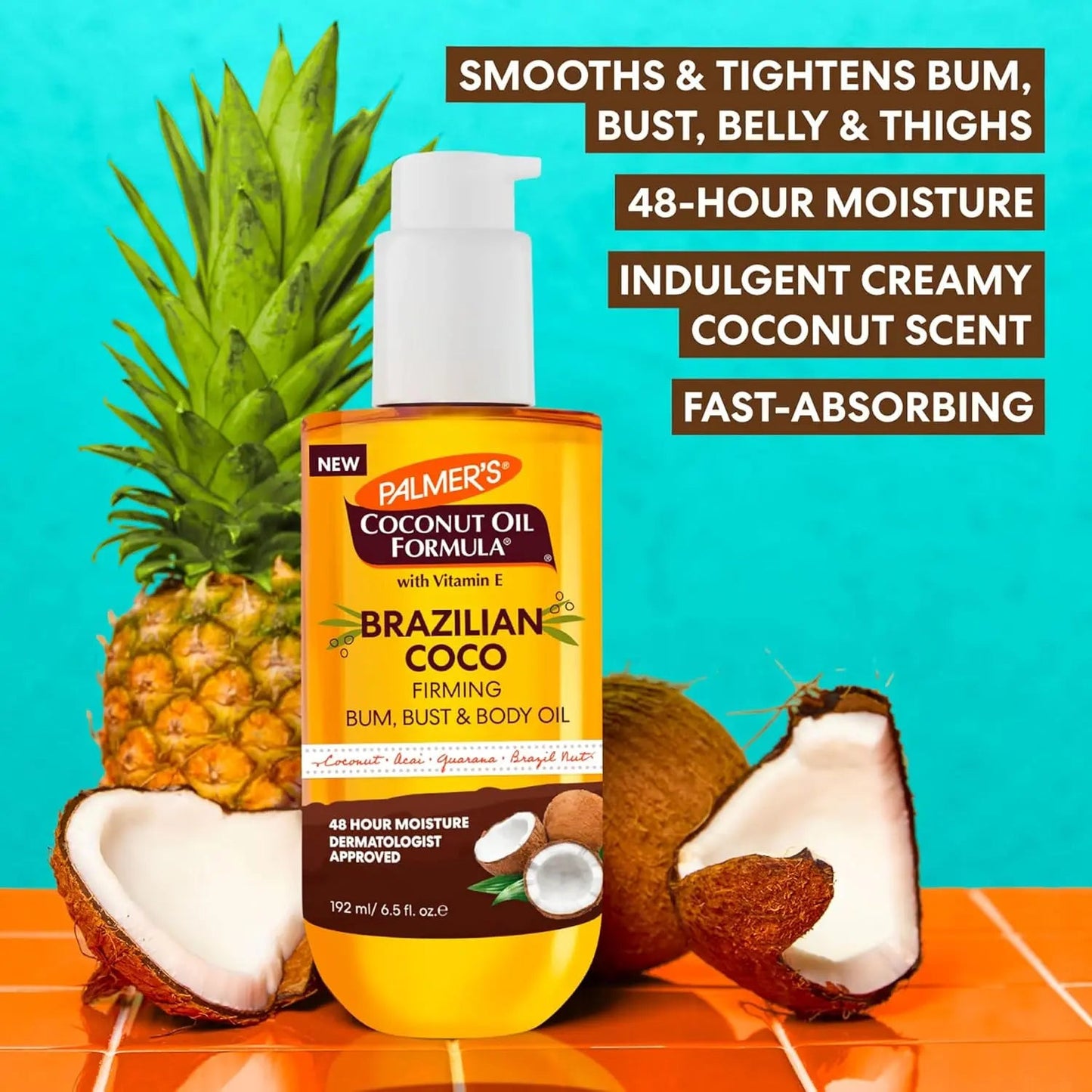 Palmer's Coconut Oil Formula Brazilian Coco Firming Body Oil - 192ml - Antiaging Cosmetics