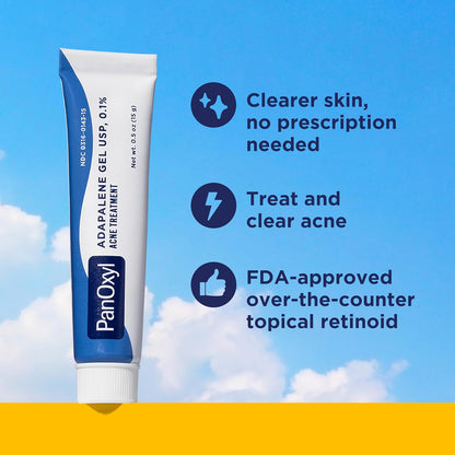 Panoxyl 0.1 Leave On Gel, Retinoid Gel Acne treatment , 15gr - Antiaging Cosmetics