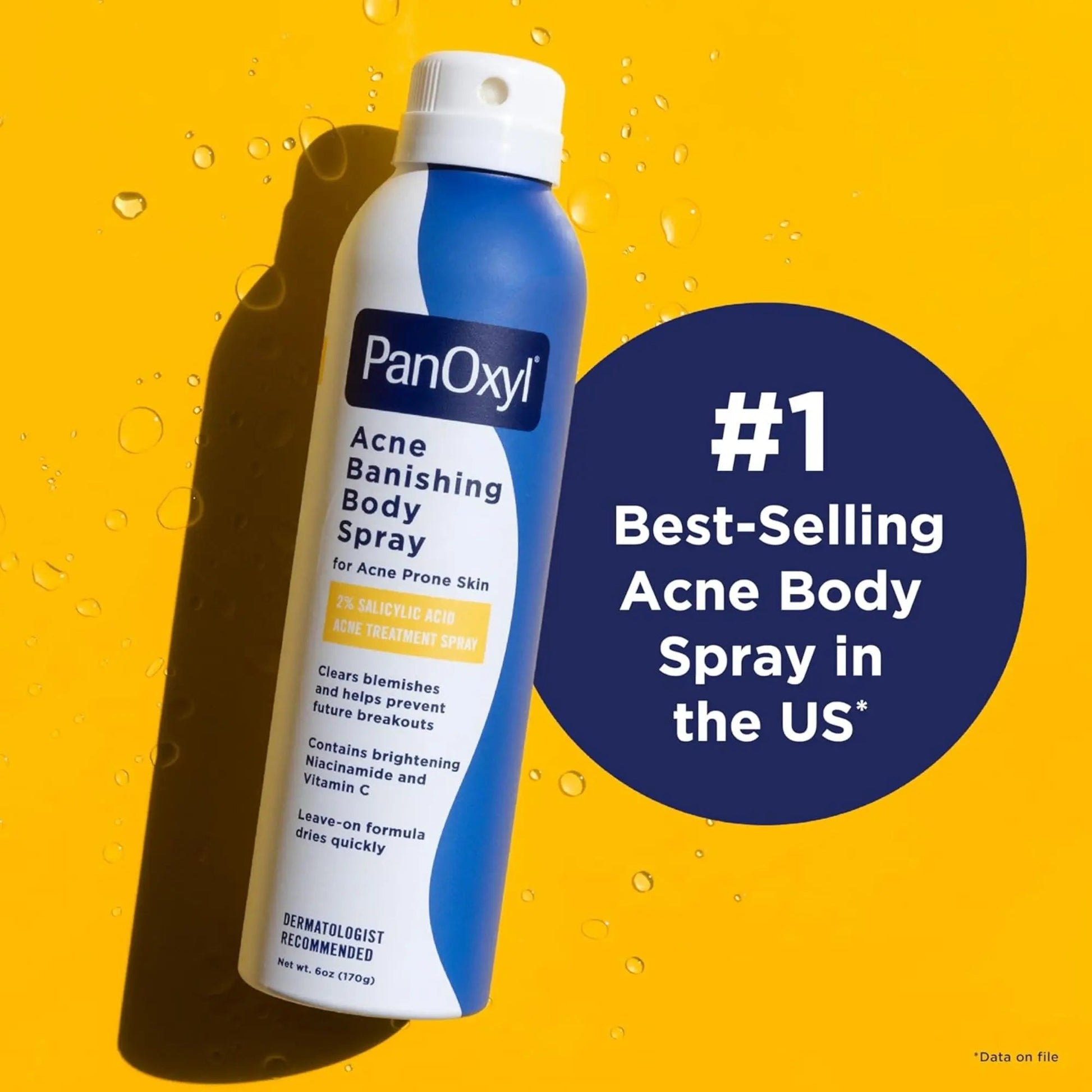 PanOxyl - Acne Banishing Body Spray Salicylic - 170gr - Antiaging Cosmetics