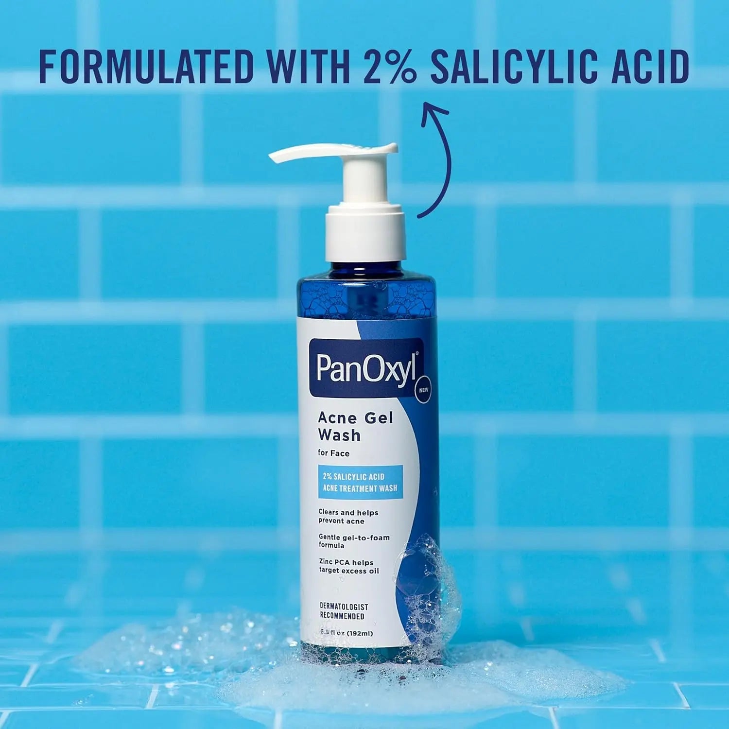 PanOxyl Acne Gel Wash, 2% Salicylic Acid,192ml - Antiaging Cosmetics