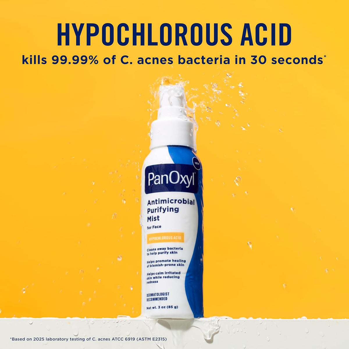 Spray facial antimicrobian și purificator cu acid hipocloros PanOxyl 85g - Cosmetice anti-îmbătrânire