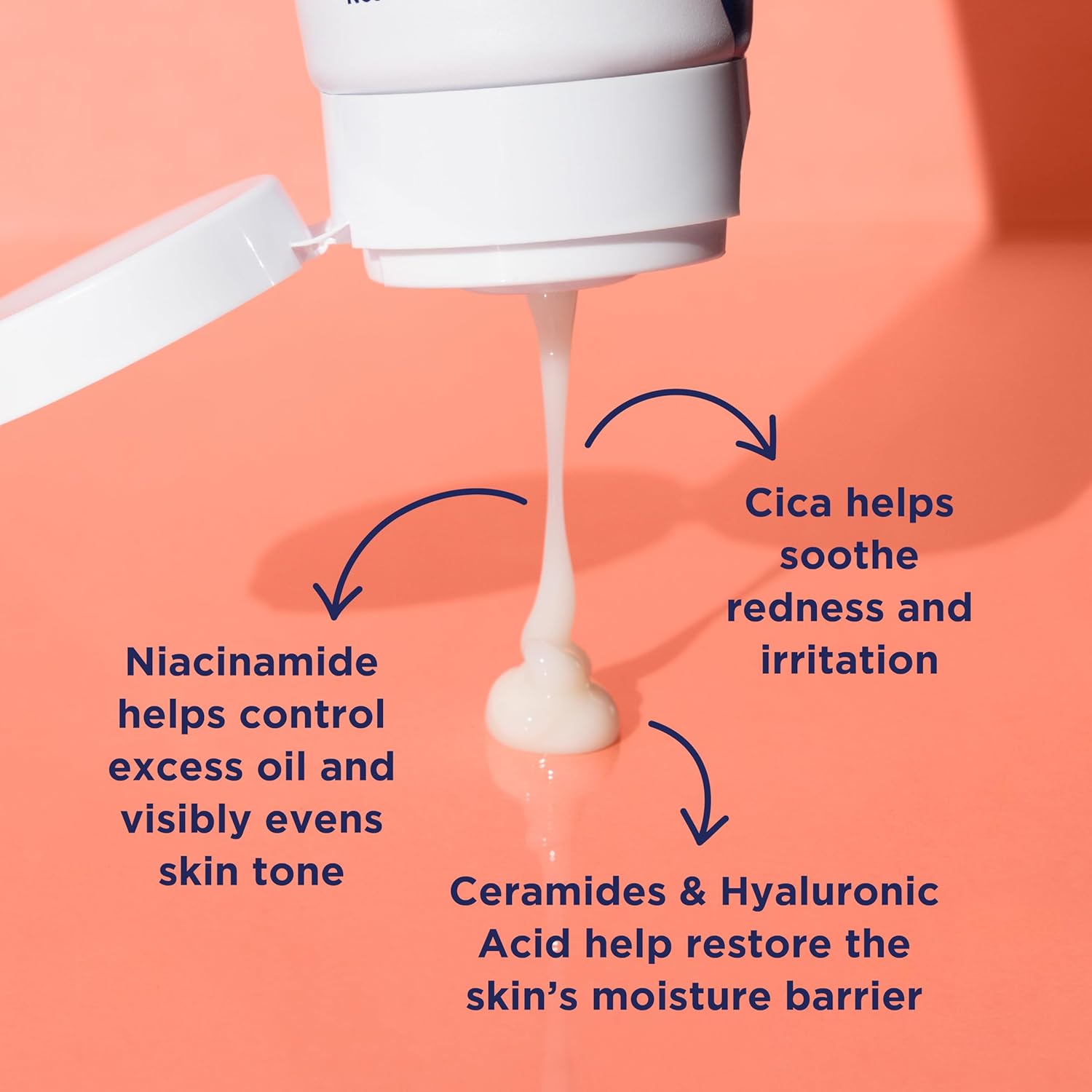 PanOxyl PM Night Face Moisturizer with Niacinamide & Ceramides, Hydrating for Acne-Prone Skin - Antiaging Cosmetics
