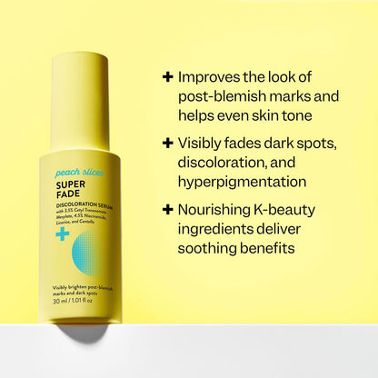 Peach Slices Super Fade Discoloration Tranexamic Serum 30ml - Antiaging Cosmetics