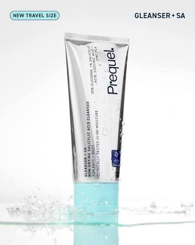 Prequel cleanser with salicylic, cleaser for face and body, non drying 400ml - Antiaging Cosmetics