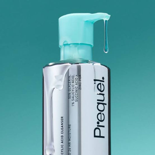 Prequel cleanser with salicylic, cleaser for face and body, non drying 400ml - Antiaging Cosmetics