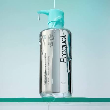 Prequel cleanser with salicylic, cleaser for face and body, non drying 400ml - Antiaging Cosmetics