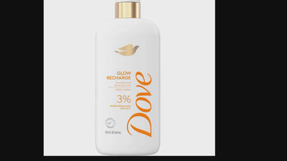 Dove-Serum Body Wash, Glow Recharge with brightening Vitamin C Serum -18.5 Fl Oz (547ml)