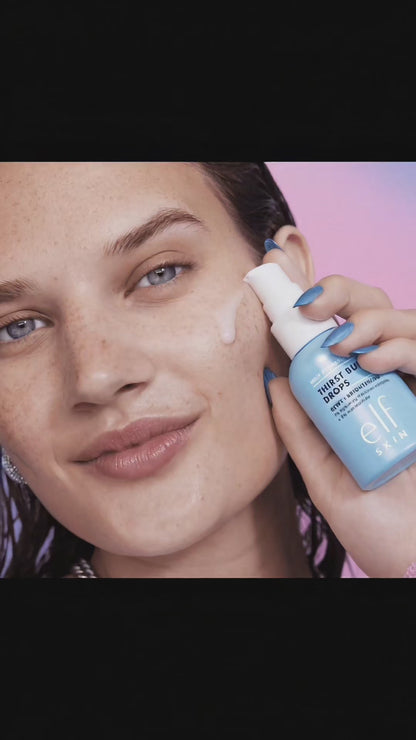 ¡Hidratación sagrada! Gotas Thirst Burst, refrescantes y revitalizantes, con hibisco y niacinamida, 30 ml