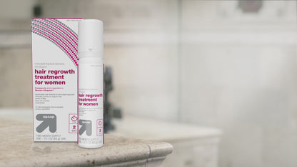 Target up&up™ Minoxidil 5% Hair Regrowth Treatment Foam for Women – Topical Aerosol 2 x60ml
