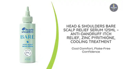 Head &amp; Shoulders Bare Scalp Relief Serum 125ml &ndash; Anti-Dandruff Itch Relief, Zinc Pyrithione, Cooling Treatment by@Outfy