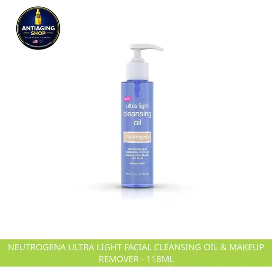 Neutrogena Ultra Light Facial Cleansing Oil &amp; Makeup Remover - 118ml by@Outfy