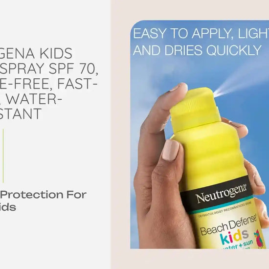 Neutrogena Kids Sunscreen Spray SPF 70, Oxybenzone-Free, Fast-Drying, Water-Resistant by@Outfy