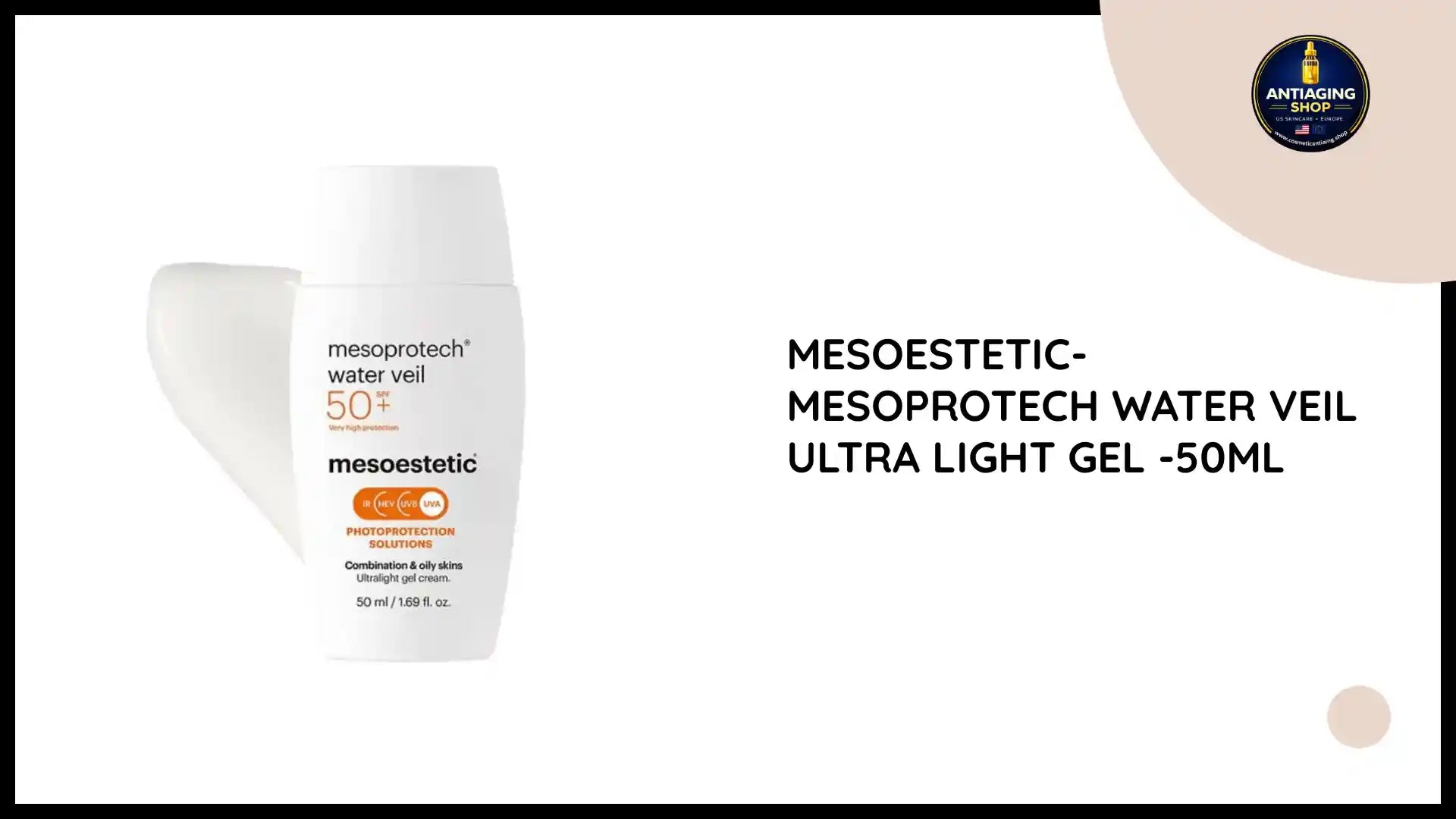MESOESTETIC- MEsoprotech Water Veil Ultra Light Gel -50ml by@Outfy