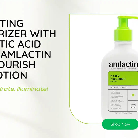 Exfoliating Moisturizer with 12% Lactic Acid 225gr - AmLactin Daily Nourish Body Lotion by@Outfy