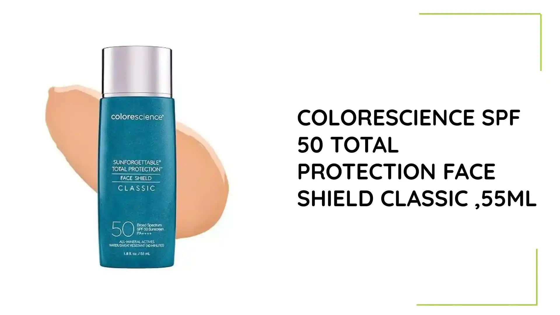 Colorescience SPF 50 Total Protection Face Shield Classic ,55ml by@Outfy