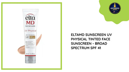 EltaMD Sunscreen UV Physical Tinted Face Sunscreen - Broad Spectrum SPF 41 by@Outfy