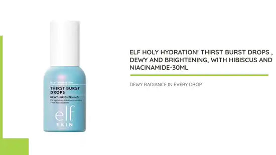 ELF Holy Hydration! Thirst Burst Drops , dewy and brightening, with hibiscus and niacinamide-30ml by@Outfy