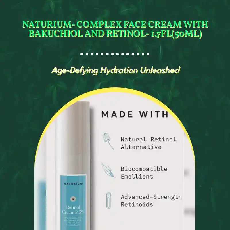 Naturium- Complex Face Cream with Bakuchiol and Retinol- 1.7fl(50ml) by@Outfy