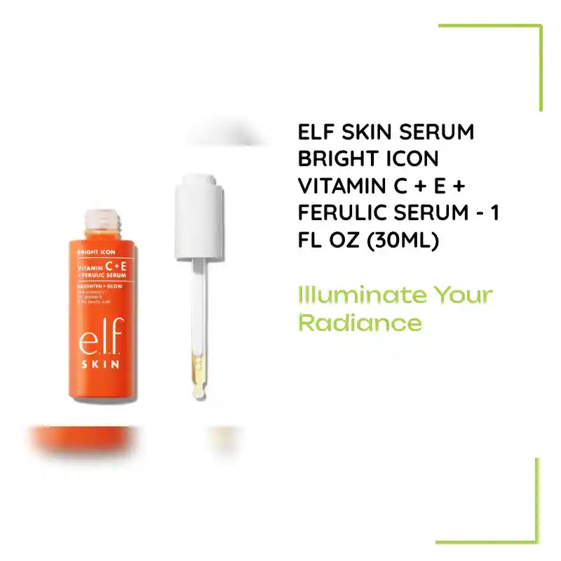 ELF SKIN serum Bright Icon Vitamin C + E + Ferulic Serum - 1 fl oz (30ml) by@Outfy