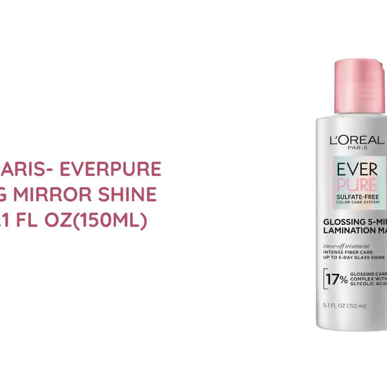 L'Oreal Paris- EverPure Glossing Mirror Shine Mask- 5.1 fl oz(150ml) by@Outfy