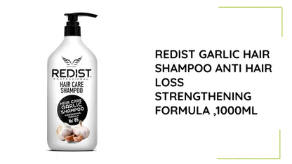 Redist Garlic Hair Shampoo Anti Hair Loss Strengthening Formula ,1000ml by@Outfy