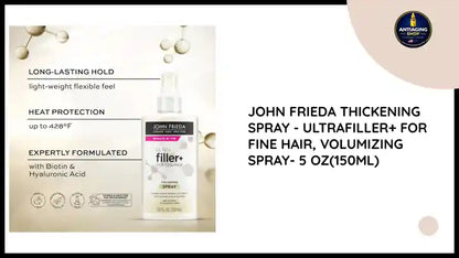 John Frieda Thickening Spray - ULTRAfiller+ for Fine Hair, Volumizing Spray- 5 oz(150ml) by@Outfy
