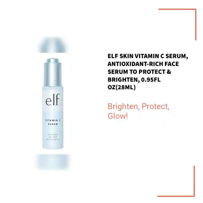 ELF SKIN Vitamin C Serum, Antioxidant-Rich Face Serum to Protect &amp; Brighten, 0.95fl oz(28ml) by@Outfy