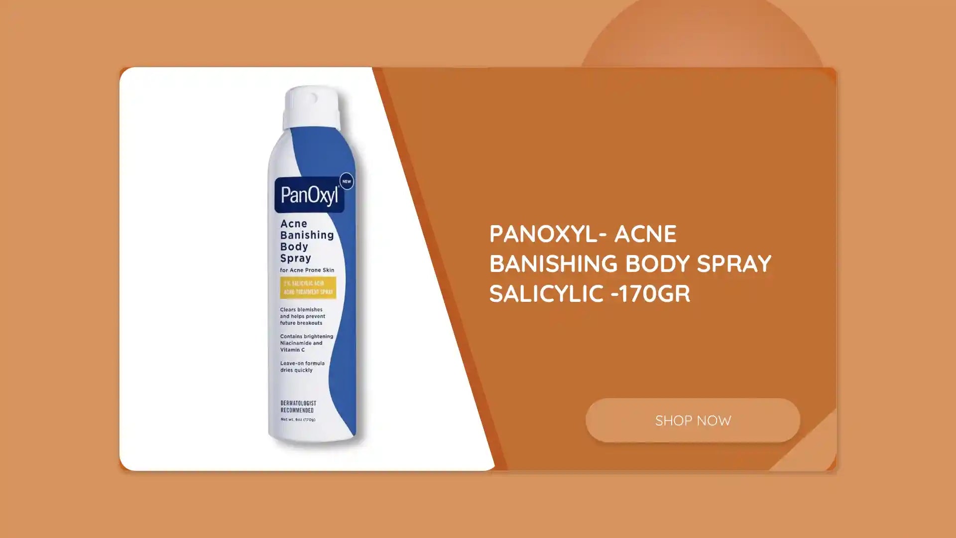 PanOxyl- Acne Banishing Body Spray Salicylic -170gr by@Outfy