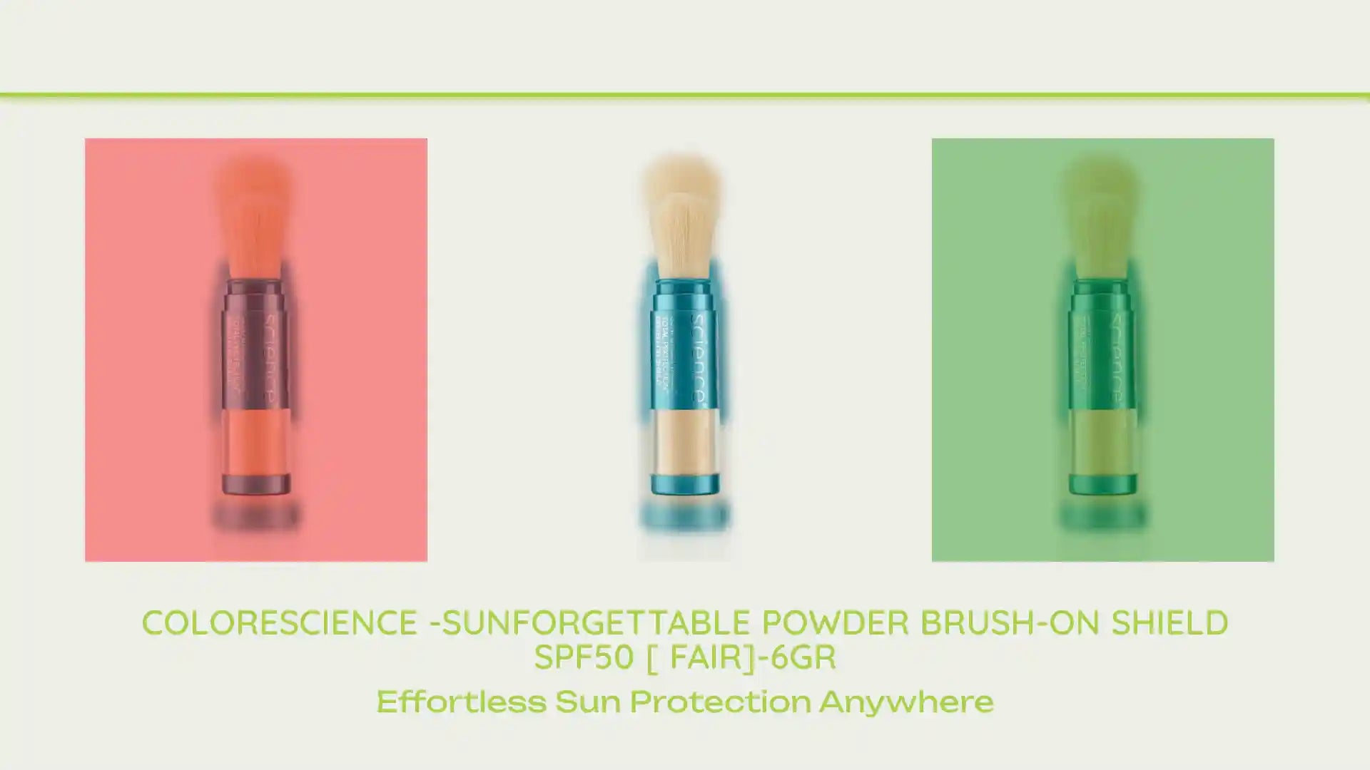 Colorescience -Sunforgettable Powder Brush-On Shield SPF50 [ Fair]-6gr by@Outfy