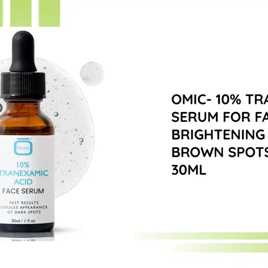 OMIC- 10% Tranexamic Acid Serum for Face - Skin Brightening Serum, For Brown Spots,- 1 fl oz / 30ml by@Outfy