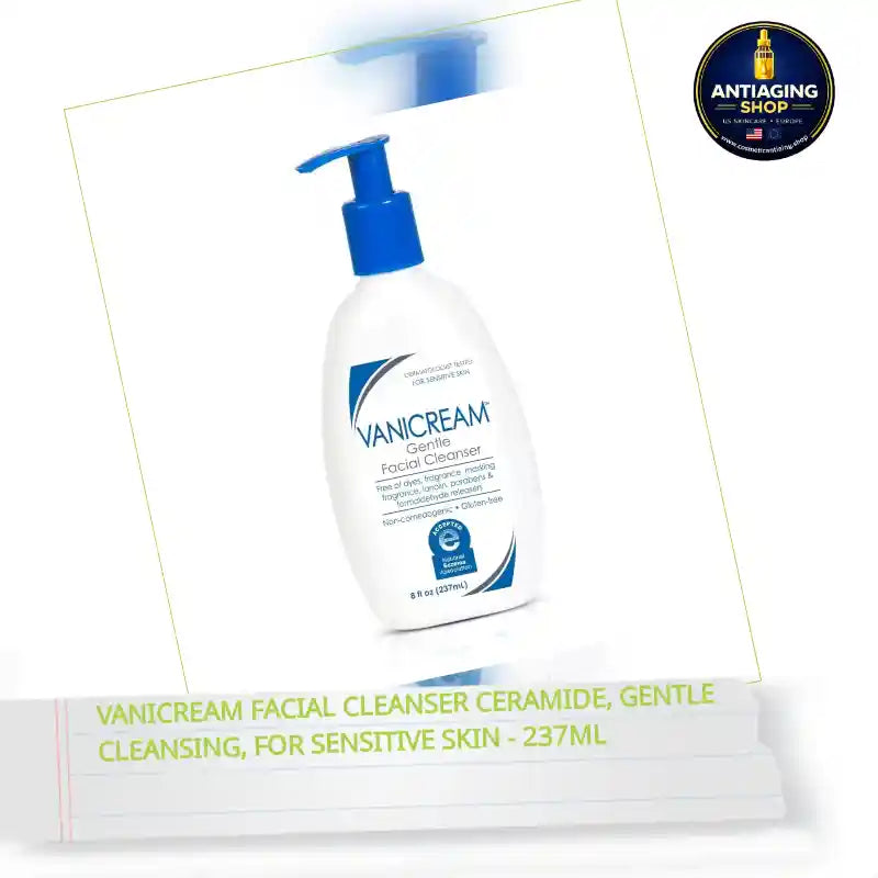 VANICREAM Facial Cleanser Ceramide, Gentle cleansing, for Sensitive skin - 237ml by@Outfy