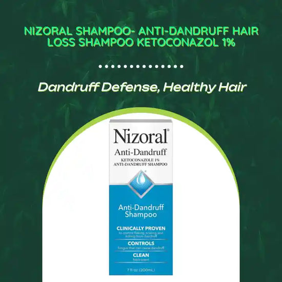 Nizoral shampoo- Anti-Dandruff Hair Loss Shampoo Ketoconazol 1% by@Outfy