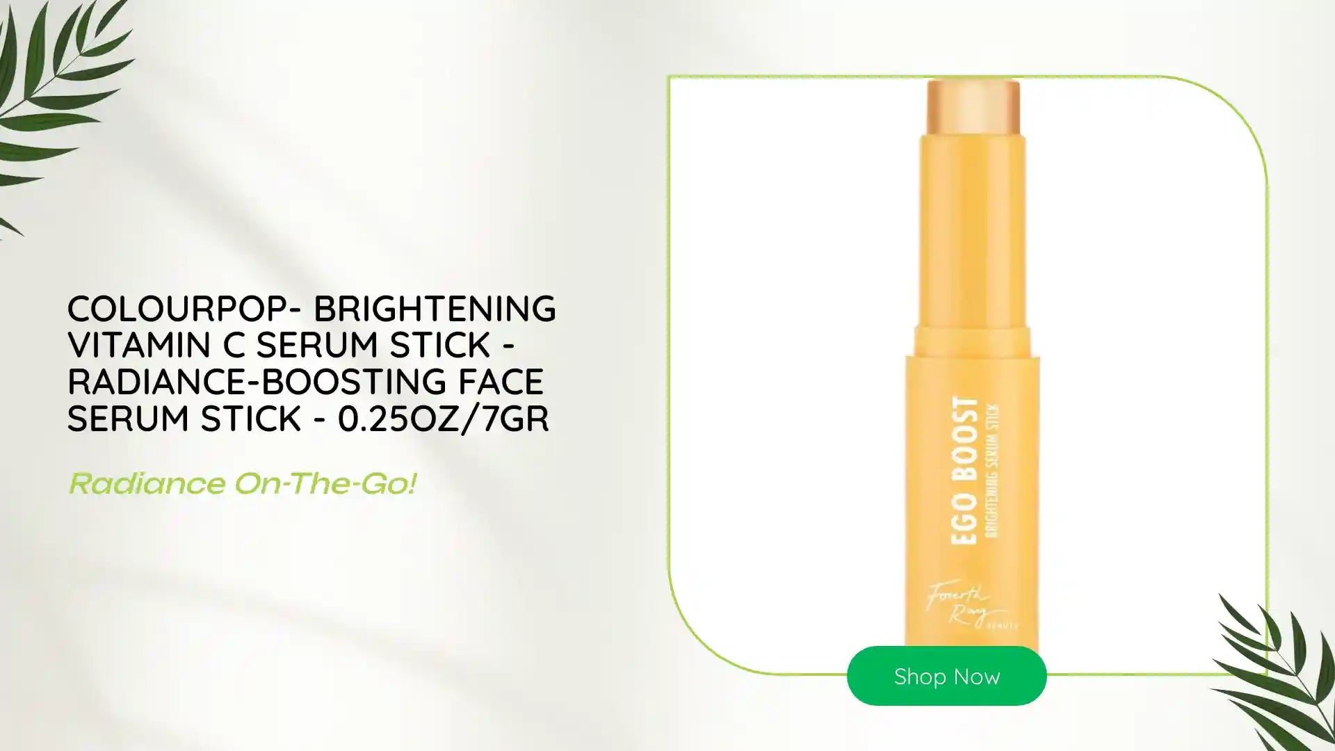ColourPop- Brightening Vitamin C Serum Stick - Radiance-Boosting Face Serum Stick - 0.25oz/7gr by@Outfy