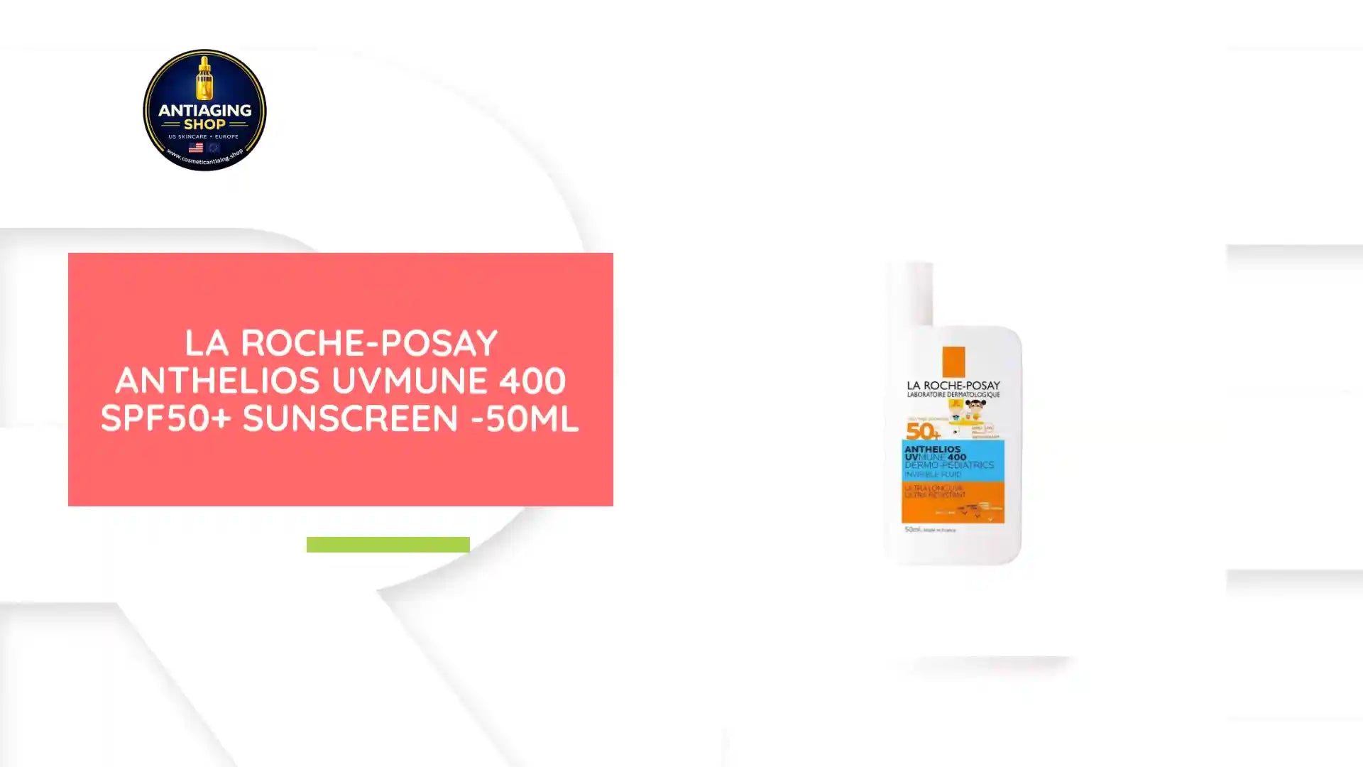 La Roche-Posay Anthelios UVMune 400 SPF50+ Sunscreen -50ml by@Outfy