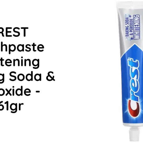CREST Toothpaste Whitening Baking Soda &amp; Peroxide - 161gr by@Outfy
