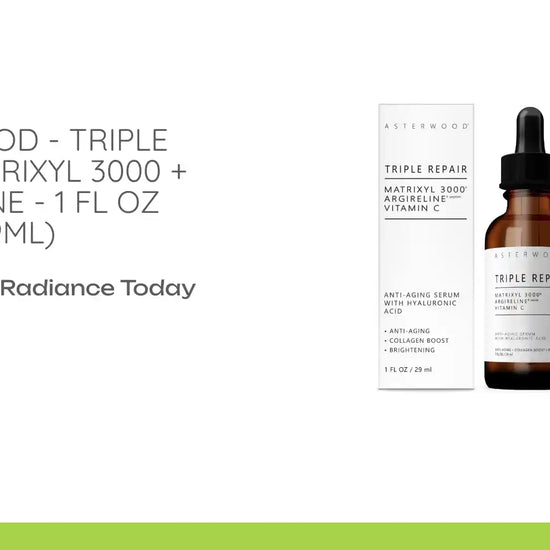 Asterwood - Triple Repair Matrixyl 3000 + Argireline - 1 fl oz (29ml) by@Outfy