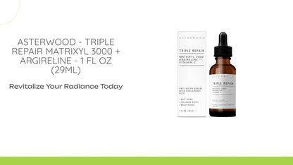Asterwood - Triple Repair Matrixyl 3000 + Argireline - 1 fl oz (29ml) by@Outfy