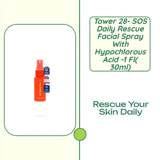 Tower 28- SOS Daily Rescue Facial Spray with hypochlorous acid -1 fl( 30ml) by@Outfy