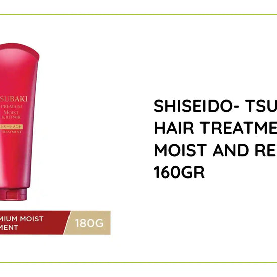 Shiseido- Tsubaki Hair Treatment, Moist and Repair- 160gr by@Outfy