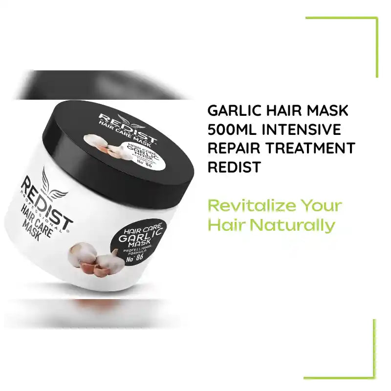 Garlic Hair Mask 500ml Intensive Repair Treatment Redist by@Outfy