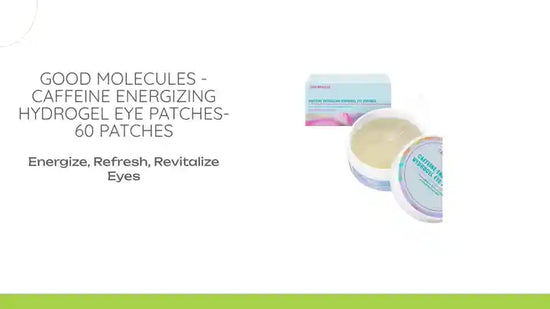 Good Molecules -CAFFEINE ENERGIZING HYDROGEL EYE PATCHES- 60 patches by@Outfy