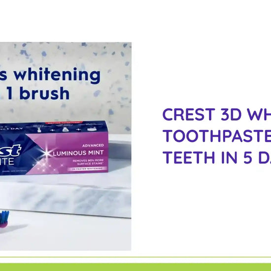 CREST 3D White Toothpaste: Whiter Teeth in 5 Days by@Outfy