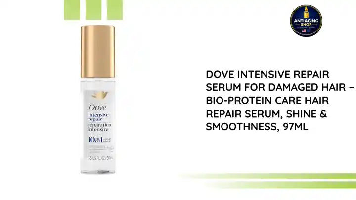 Dove Intensive Repair Serum for Damaged Hair &ndash; Bio-Protein Care Hair Repair Serum, Shine & Smoothness, 97ml by@Outfy