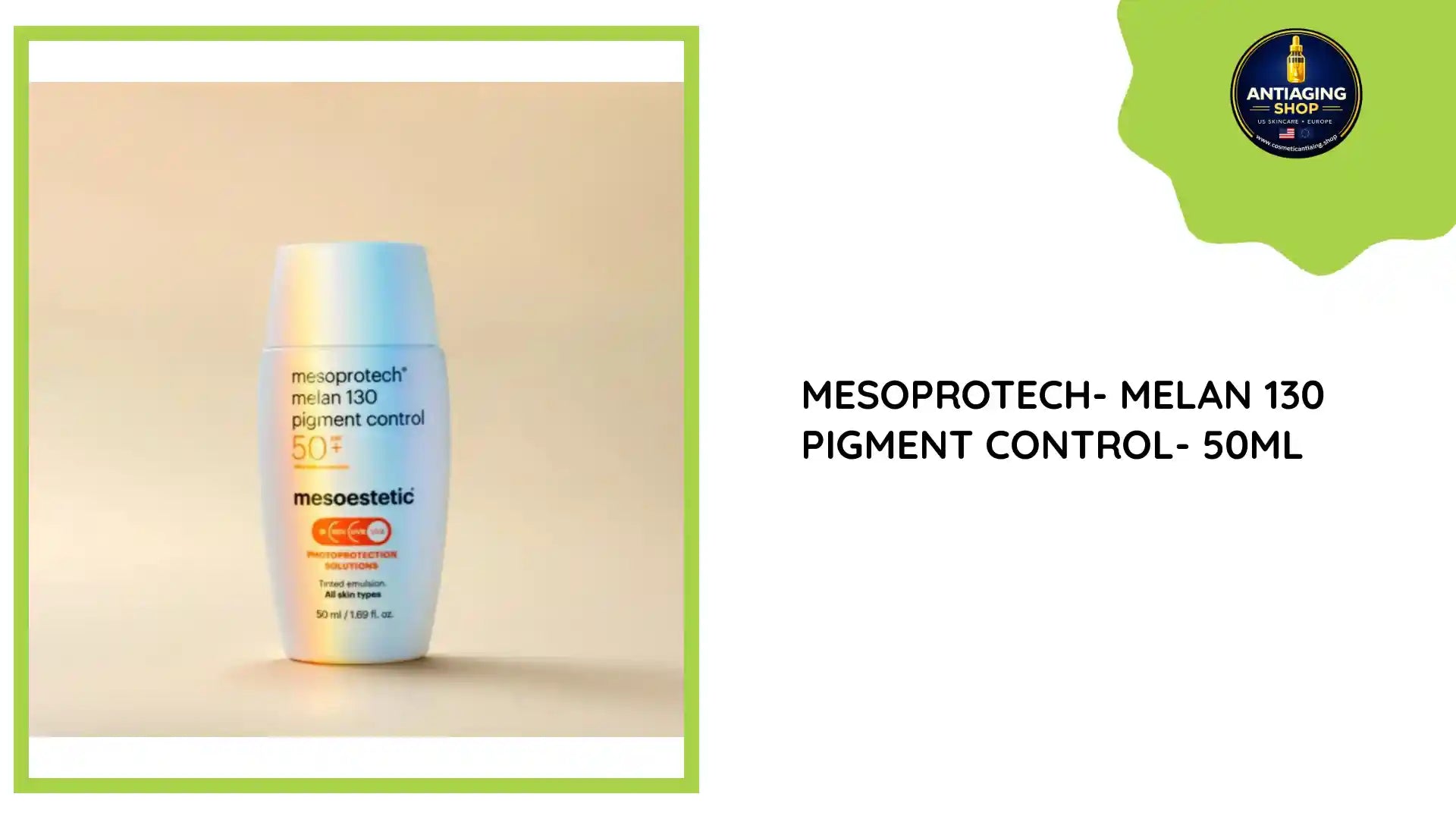 Mesoprotech- MELAN 130 Pigment Control- 50ml by@Outfy