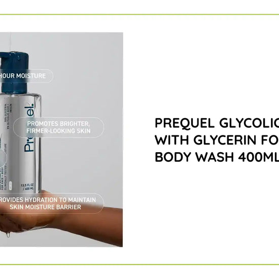 Prequel Glycolic Cleanser with Glycerin for Face and Body Wash 400ml by@Outfy