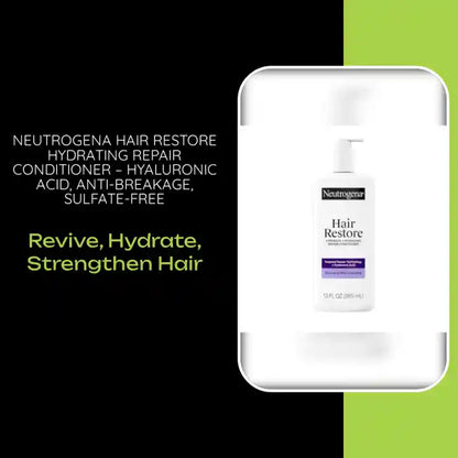 Neutrogena Hair Restore Hydrating Repair Conditioner &ndash; Hyaluronic Acid, Anti-Breakage, Sulfate-Free by@Outfy
