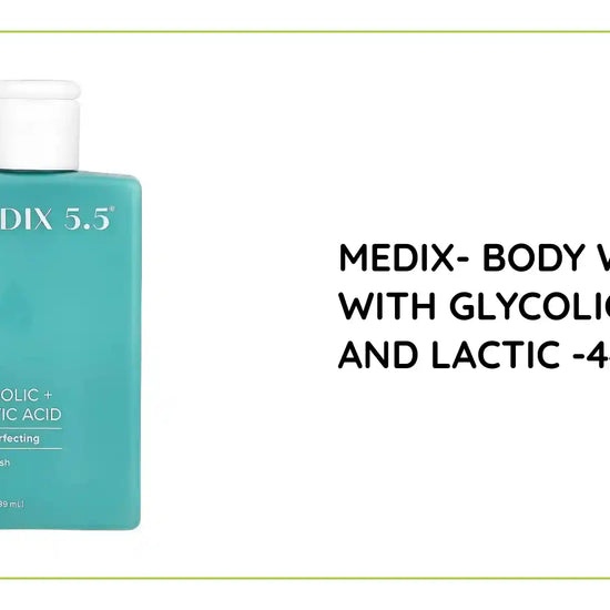 MEDIX- BODY Wash with Glycolic acid and Lactic -444ml by@Outfy