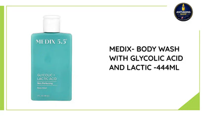 MEDIX- BODY Wash with Glycolic acid and Lactic -444ml by@Outfy