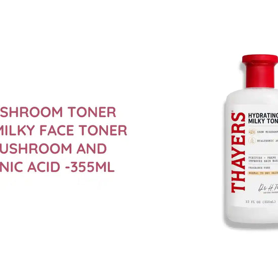 Snow Mushroom toner THAYERS -Milky Face Toner Snow Mushroom and Hyaluronic Acid -355ml by@Outfy
