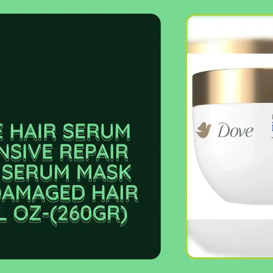 Dove Hair Serum Intensive Repair 10in1 Serum Mask for Damaged Hair 9.2 fl oz-(260gr) by@Outfy